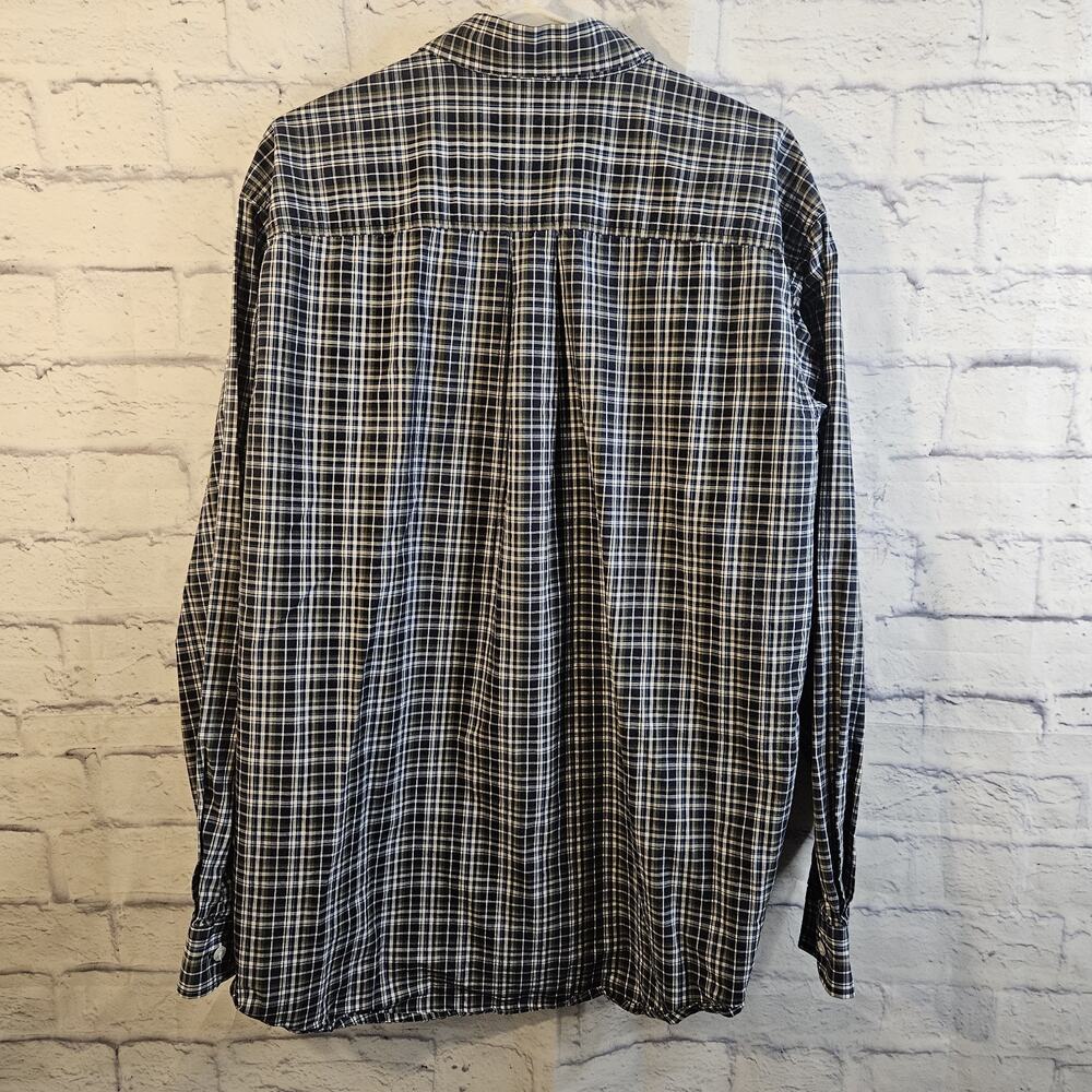 Cinch Button Down Shirt Long Sleeve Men's Large Cotton Plaid Cowboy Western - Picture 4 of 6